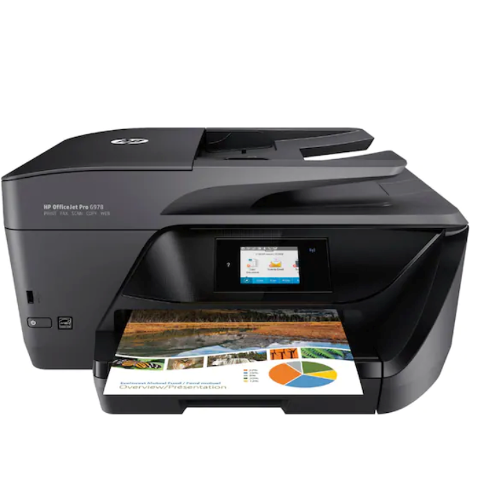 HP – OfficeJet Pro 6978 Wireless All-In-One Instant Ink Ready Printer – Black